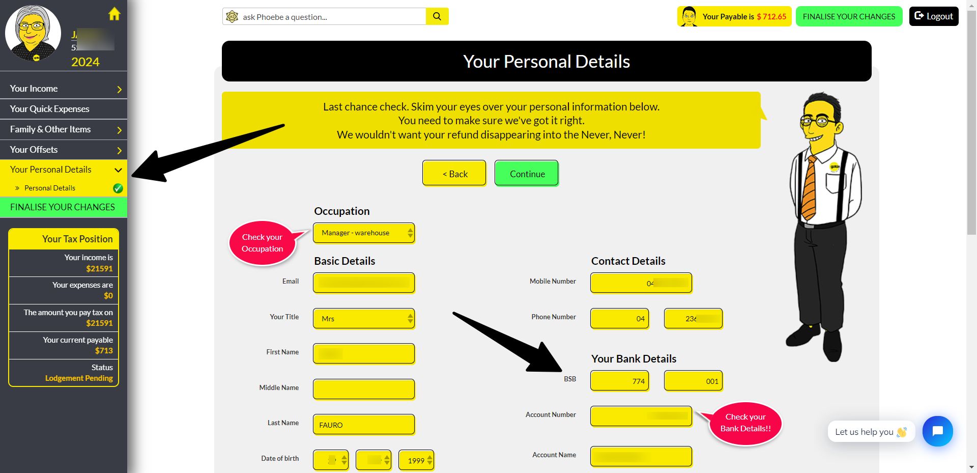 Bank Details Gotax Bank Details